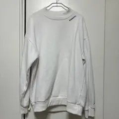 【KANGOL/カンゴール】裏起毛刺繍モックネック　スウェット　ホワイト