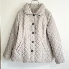 キルティングジャケット 白