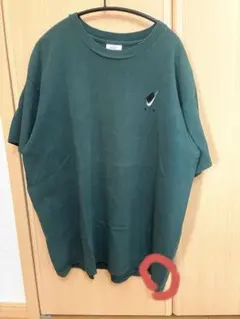 希少90s Nike Air ダークグリーン Tシャツ