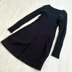 SLY ブラック リブニット　ワンピース