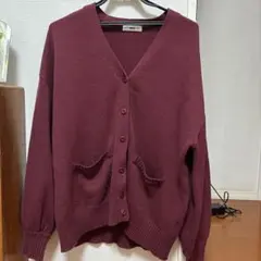 WEGOカーディガン 赤