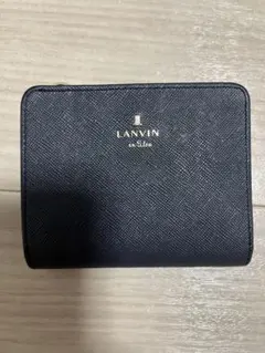 LANVIN en Bleu 二つ折り財布 ネイビーのサムネイル