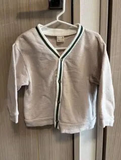【美品】プティマイン　ボタン付きカーディガン　ベージュ