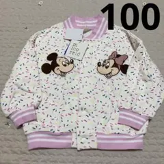 しまむら　micorrid ayanaさん　ミッキー　ミニー　スタジャン　100