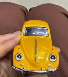 黃色金龜車造型迷你汽車