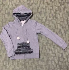 良品: EAST BOYイーストボーイ★フード付きパーカー/グレー★９号/M