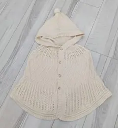 フード付きポンチョ 70〜90サイズ　sense of wonder