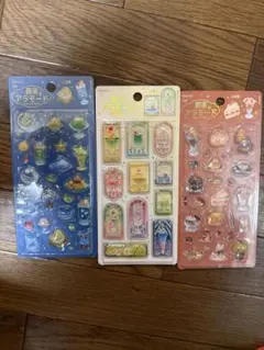 BGM きゅるるんシール 喫茶アラモード ブリュレ ステンドグラス シェル