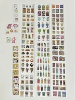 (26)おすそ分け シール 食べ物 飲み物 スイーツ パッケージ 韓国