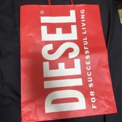 DIESEL 赤 ショッピングバッグ