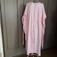 すみれ様専用 TICCA リネン 半袖 ワンピース ピンク - メルカリ