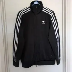 adidas ブラック ジャージジャケット Mサイズ