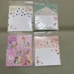 ディズニーレターセット4点セット