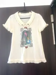 【未使用級】axes femme 不思議の国のアリス 半袖Tシャツ Mのサムネイル