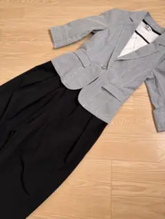 ジャケット フォーマルジャケット　オフィス　ストライプ　M