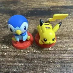 ポケモン ミニフィギュア 2体セット ピカチュウ ポッチャマ エッグ