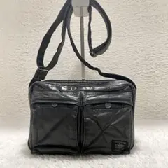 【希少・廃盤】 PORTER ポーター タンカー レザー ショルダーバッグ