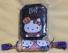 【平成レア美品】ハロウィン キティ空缶 、キティ&ダニエル　プチタオル