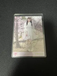 イコラブ 齋藤樹愛羅 直筆生写真 ヒキ 桜の咲く音がした