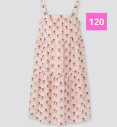ユニクロ　ポールアンドジョー ネコ　ワンピース　120