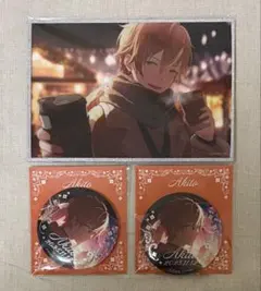 東雲彰人 はぴこれくじ アクリル色紙 缶バッジ