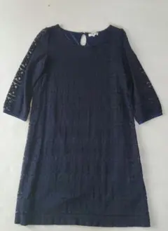 ナチュラルビューティーベイシック　レースワンピース　M