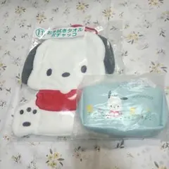 サンリオ当たりくじ ポチャッコ お手拭きタオル ポーチ