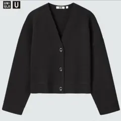 ユニクロ　ユニクロユー メリノブレンドショートカーディガン