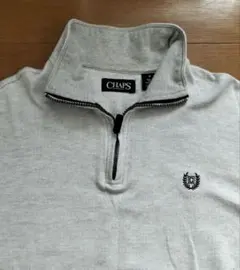CHAPS スウェットトレーナー M US古着 ハーフジップ