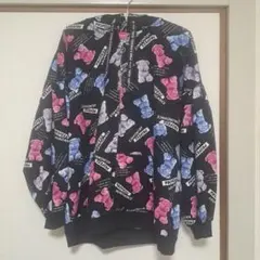 即購入️⭕️ しまむら PINK ANGEL 地雷系 くま長袖フードパーカーのサムネイル