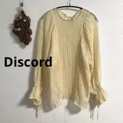 Discord♡楊柳袖口リボンブラウス♡レディース♡ディスコードのサムネイル