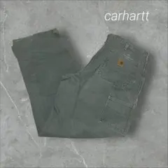 carhartt ペインターパンツ　ダック生地　モスグリーン　ワークパンツ