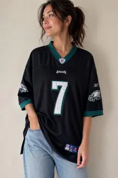 リーボック NFL イーグルス ゲームシャツ 2XL 黒 アメフト 4073 - メルカリ