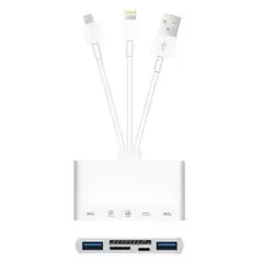 【新品】5in3 iPhone SDカードリーダー MFi認証済