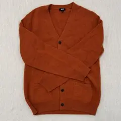ユニクロ カーディガン オレンジ