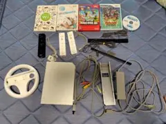 Nintendo Wii 本体 ソフト3本 ハンドルセット - メルカリ