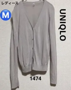 春夏カーディガン　UNIQLO ピンク　M