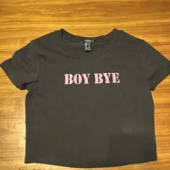 黒　クロップド丈　tシャツ　160のサムネイル