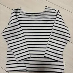 BEAMS mini ボーダー長袖カットソー 90cm