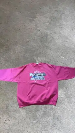 古着　GILDAN heavy blend ピンク スウェット