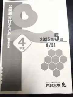 2026年最新】四谷大塚 組分けテスト 4年の人気アイテム - メルカリ