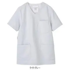 ジェラートピケ&クラシコ プルオーバースクラブ ライトグレー S 新品