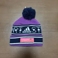 adidas STELLASPORT ニット帽 ビーニー ポンポン付