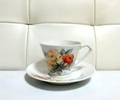 希少美品　ヴィンテージ　オールドノリタケ　カップ&ソーサー　アンティーク　3no