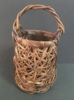 ☆骨董品 定竹斉作 花籠 レア品 - メルカリ