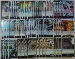 ワンピースカード 黒クロコダイル デッキ デッキパーツ セット