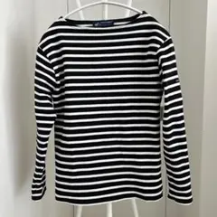 SAINT JAMES ウエッソン ボーダー ブラック×ホワイト フランス製