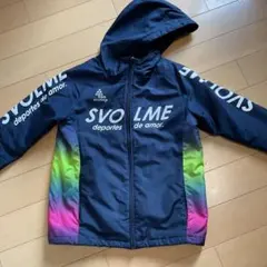 キッズSVOLME フード付きウィンドブレーカー ネイビー