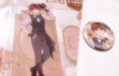 う*読様 葬送のフリーレン くじ シュタルク アクリルスタンド チャーム付き缶バ