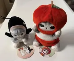 モフサンド　 ぬいぐるみ　りんご・シャチにゃん　東京よりすぐ発送